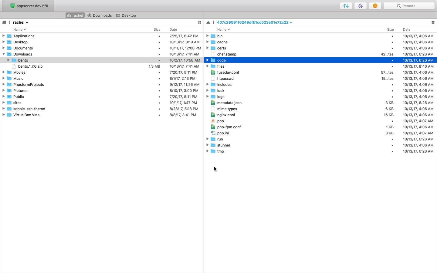 Upload bento theme gif